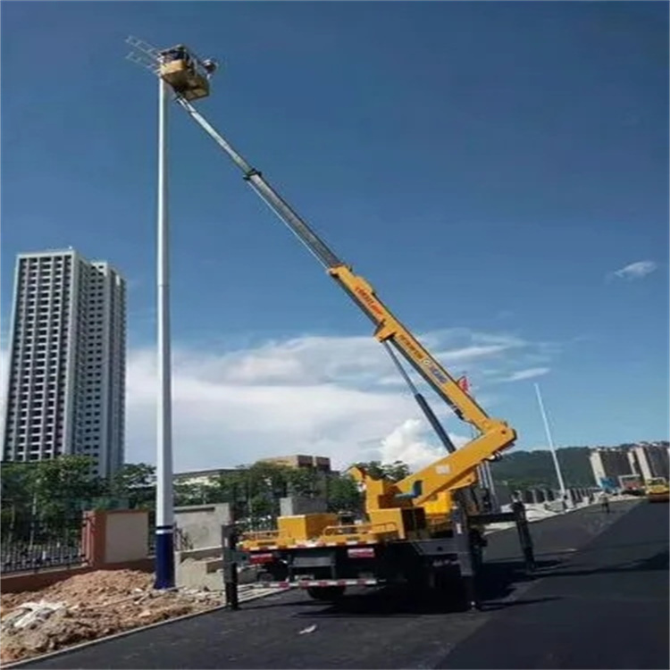 六安维修路灯的曲臂升降车出租